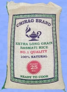 Chirag Brand Extra Long Grain Basmati Rice Nycompany Pakistan